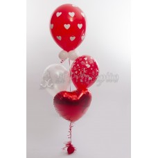 Bouquet de globos enamorado 2